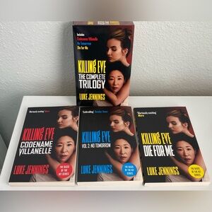 Luke Jennings Killing Eve The Complete Trilogy paperback box book set.